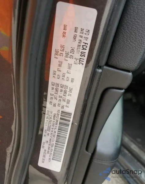 2018 Jeep Grand Cherokee Laredo из США, поврежденный, VIN 1C4RJFAG9JC335552